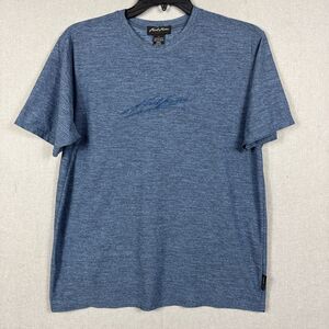 Vintage Karl Kani Shirt Men's Large SS Performance Lightweight Tee Blue
